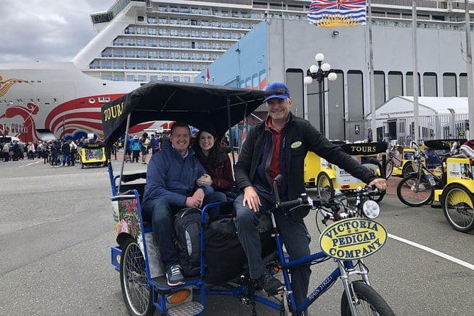 Billet Pedicab Tour of Victoria du terminal de croisière