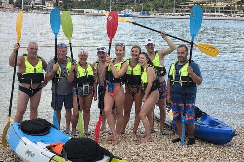 Sortie kayak et plongée en apnée, boissons gratuites sur l'île et photo