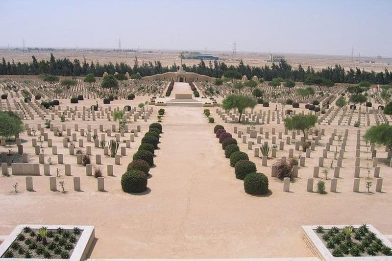 The Battlefield of El Alamein from Alexandria Hôtels
