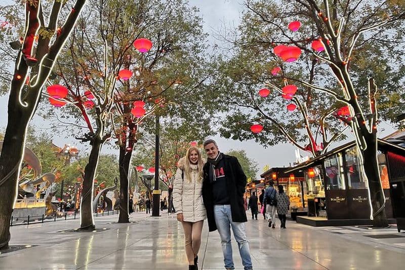 Visite à pied nocturne de la pagode de la grande oie sauvage de Xi'an