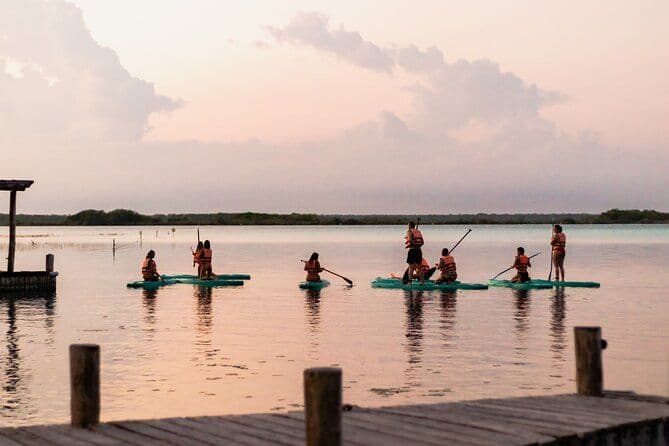 Billet Excursion en paddleboard et/ou kayak au lever du soleil dans la lagune de Bacalar