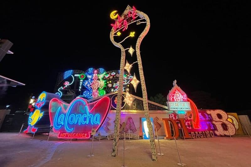 Visite nocturne de Las Vegas : Mob Museum + Neon Museum + Strip