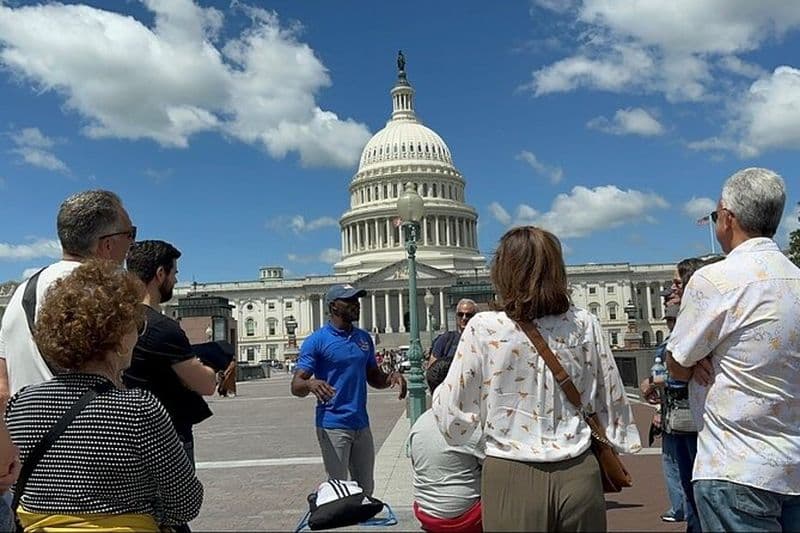 Promenade guidée au Capitole avec le Capitole des États-Unis et la Bibliothèque du Congrès