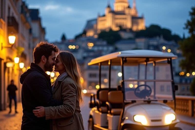 Paris by Night Visite privée de 2 heures en voiturette de golf