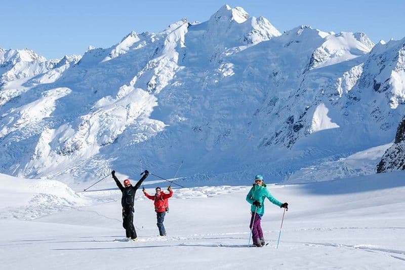 Journée complète de ski sur le Tasman à Queenstown