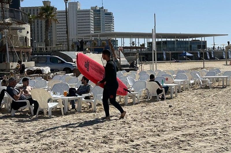 Cours de surf privé à Tel Aviv