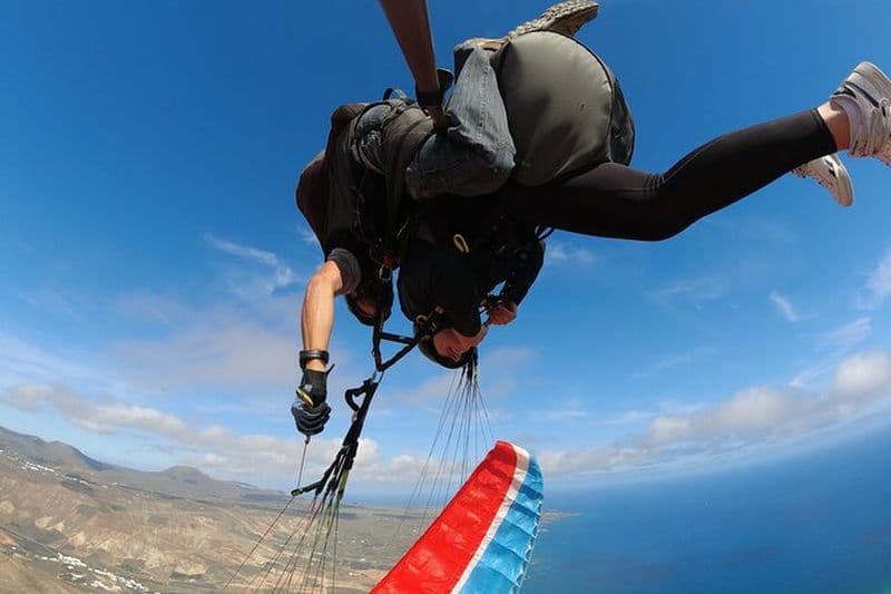 VOL ROLLERCOASTER vol en parapente Lanzarote avec adrenaline
