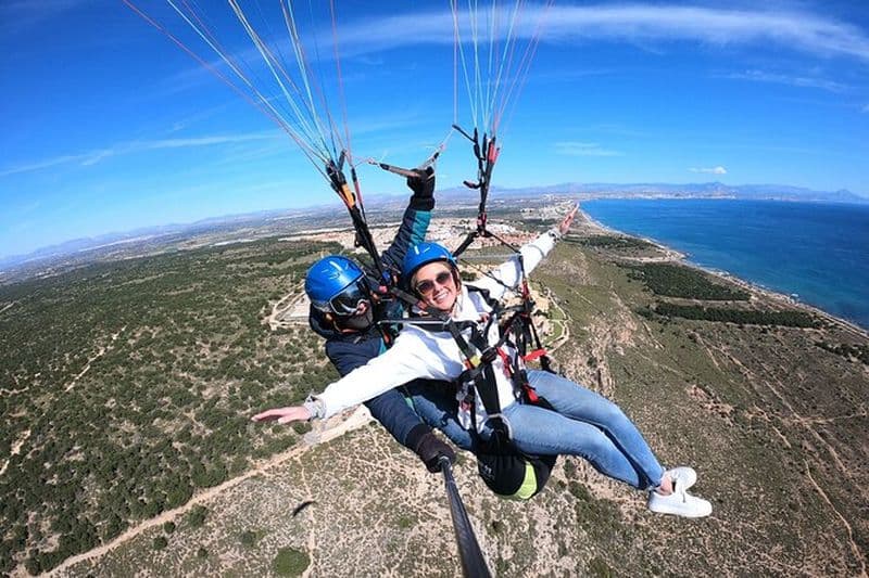 Billet Vol en parapente tandem à Alicante et Santa Pola