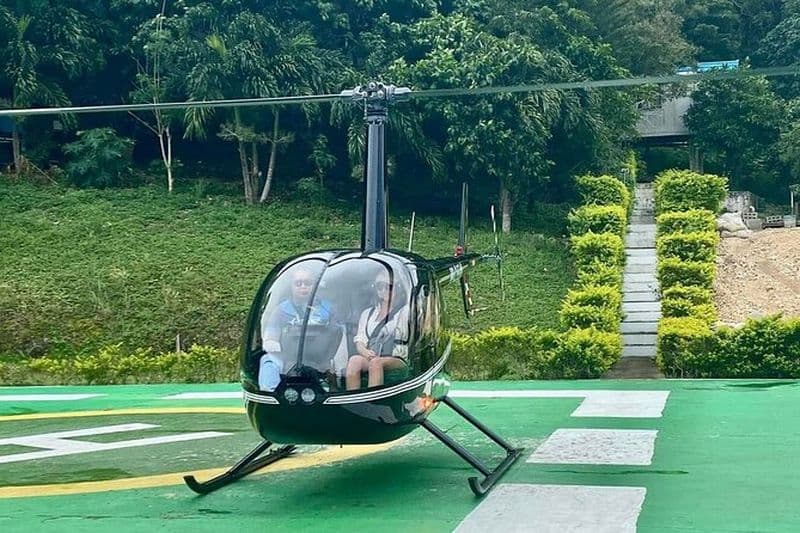 Aventure privée en hélicoptère de 10 minutes à Boracay