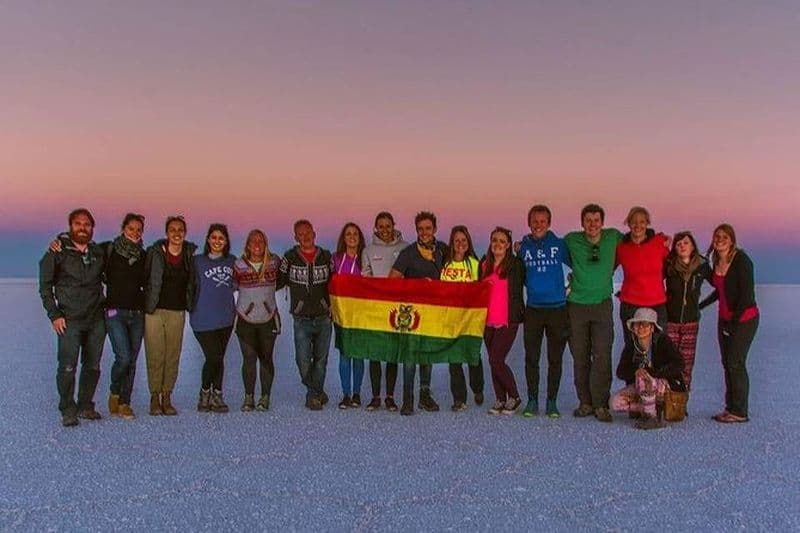 Les salines 3D 2N Uyuni de Santa Cruz, en Bolivie, par avion