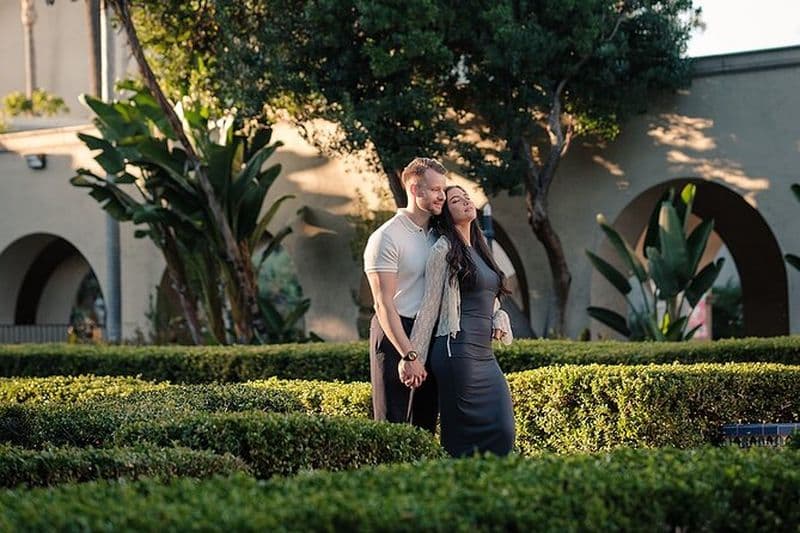 Séance de photographie privée à Balboa Park à San Diego en Californie