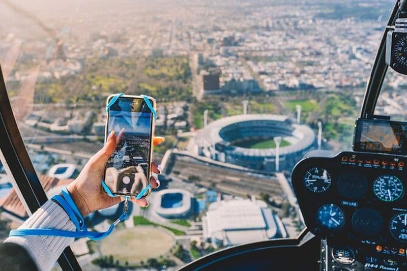 Tour privé en hélicoptère sur les toits de Melbourne