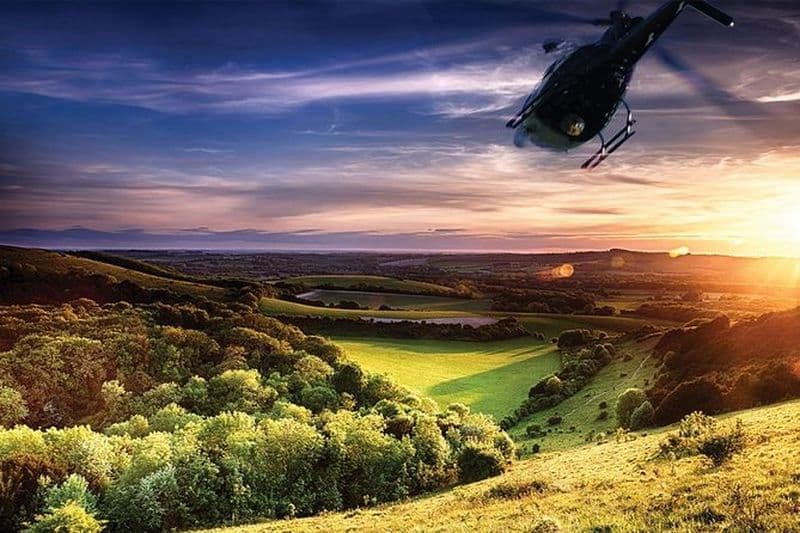 Tour en hélicoptère - Cave à vin Sirromet et vol panoramique