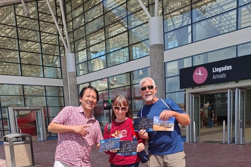 Survol des lignes Nazca - pick-up San Martin Port