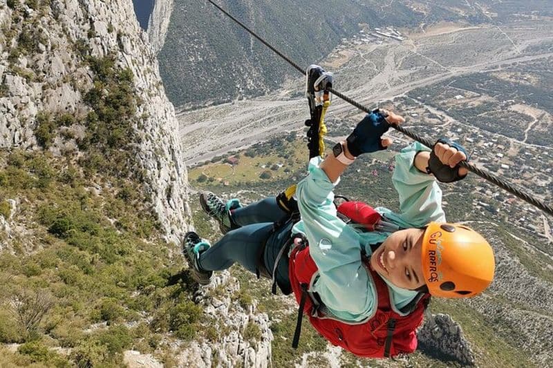 Via Ferrata Ruta Vertigo Rock Climbing and Zipline Adventure