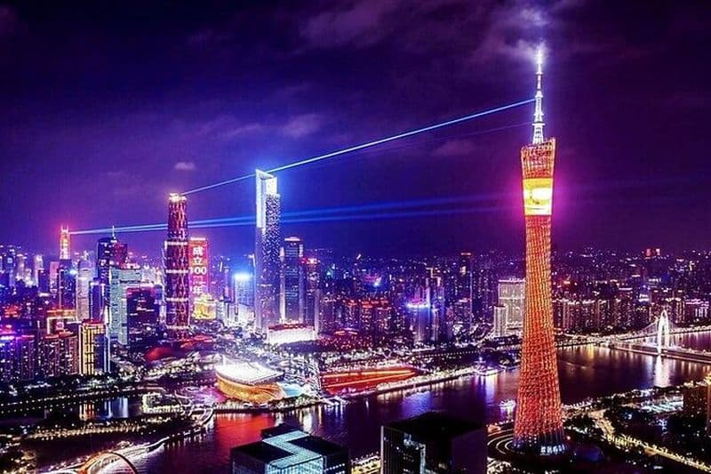 Visite nocturne privée de Guangzhou, tour de Canton et croisière sur la rivière des Perles