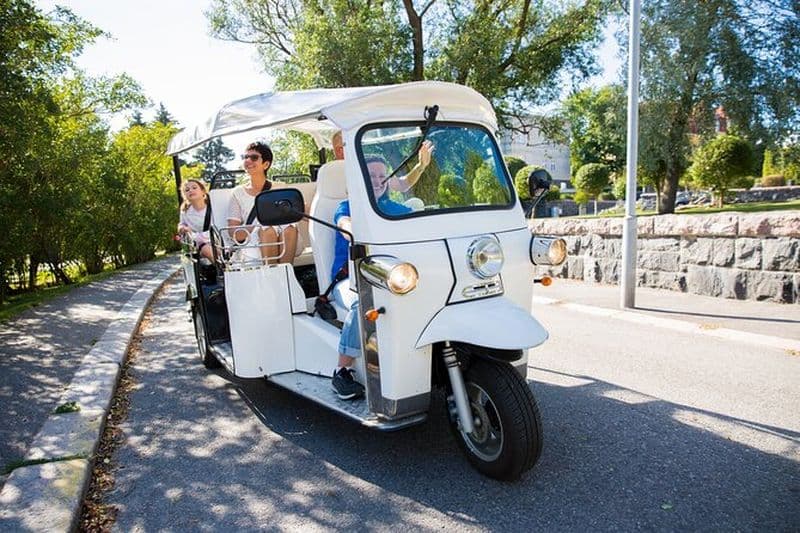Billet E-Tour privé en Tuk Tuk électrique à Rome