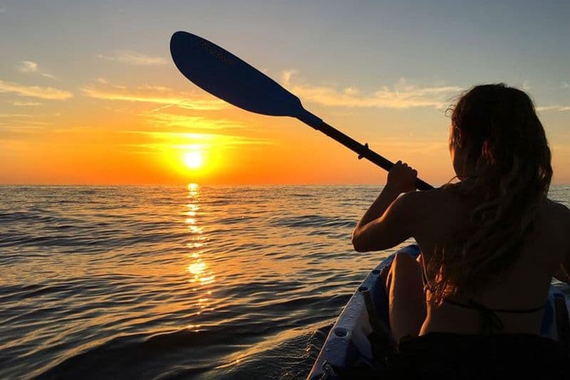 Coucher de soleil en kayak à Rovinj