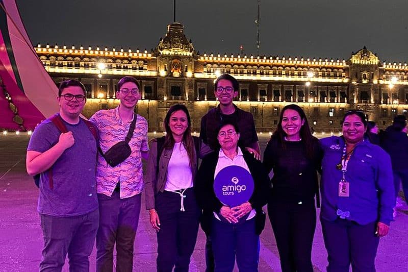 Visite nocturne de Mexico avec Torre Latino