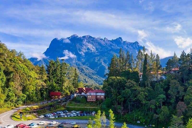Ferme laitière privée Desa, parc national de Kinabalu, visite à pied des sources chaudes et de la canopée