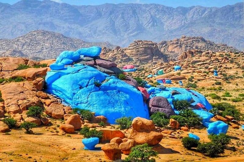 Tafraout l'Anti Atlas et le canyon des Ait Mansour 2 Jours 1 nuit