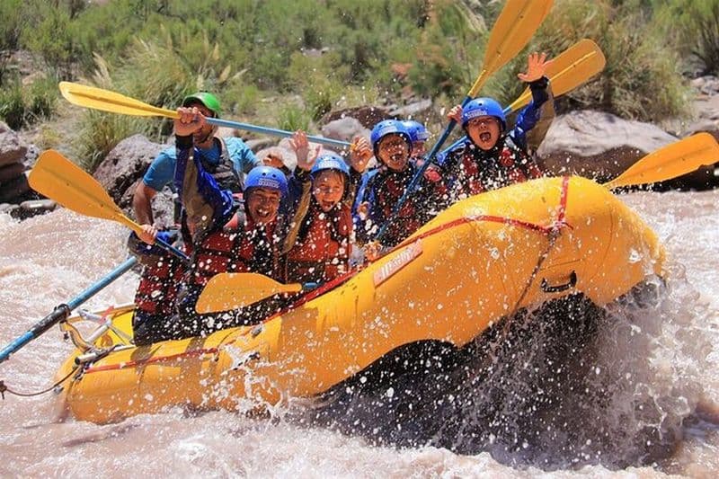 Billet Expérience de rafting et d'aventure en tyrolienne sur la rivière Mendoza
