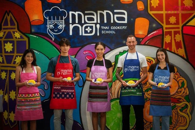 Cours de cuisine avec ferme biologique à Chiang Mai chez Mama Noi