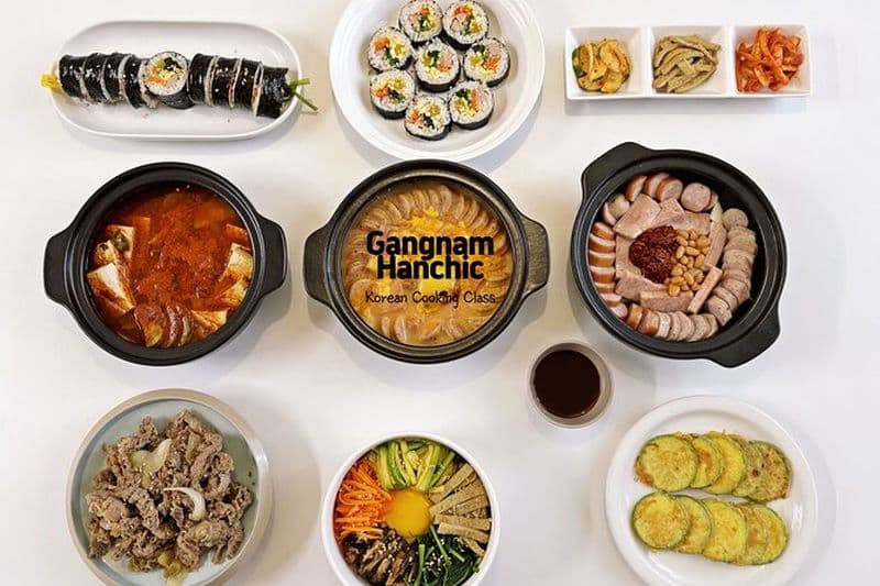 Cours de cuisine coréenne maison à Gangnam Séoul