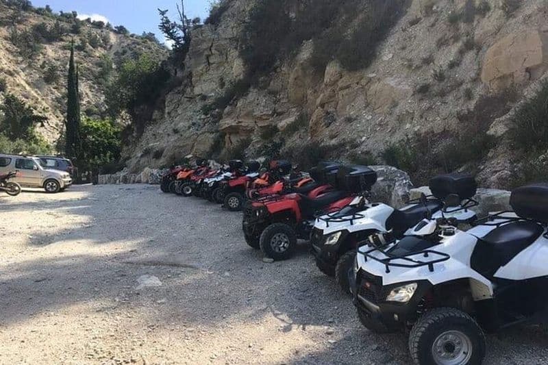 Billet 4 heures Quad & Buggy Safari Akamas(lara Bay) & Adonis Falls