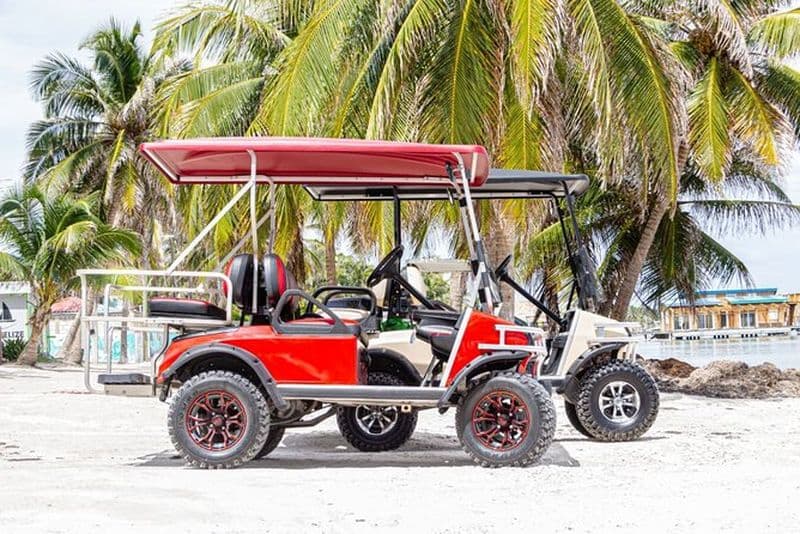 Location de voiturettes de golf Belize Ambergris Caye