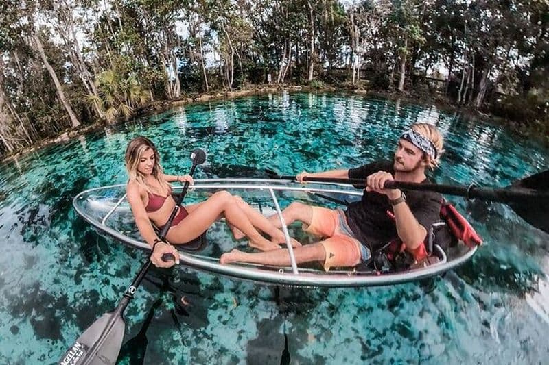 Circuits en kayak clair à Crystal River Three Sisters Springs et Manatee