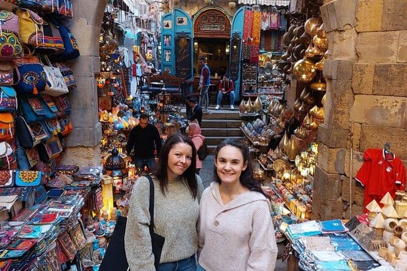 Visite guidée VIP du Caire au marché Khan El-Khalili avec déjeuner
