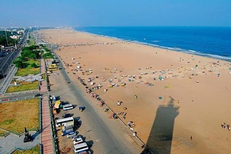 Visite à pied de Marina Beach par entreprise agréée par le ministère du tourisme