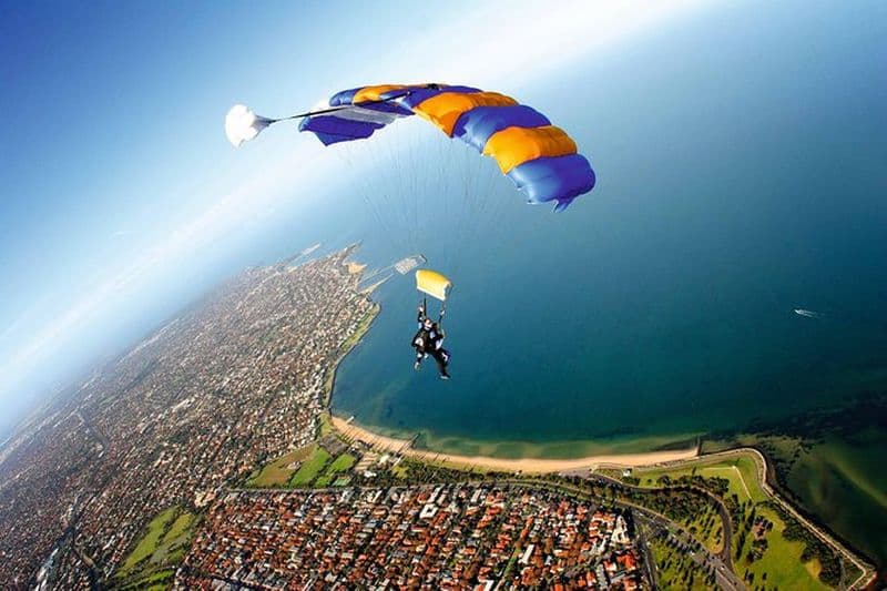 Melbourne : Expérience de parachutisme en tandem au-dessus de St. Kilda Beach