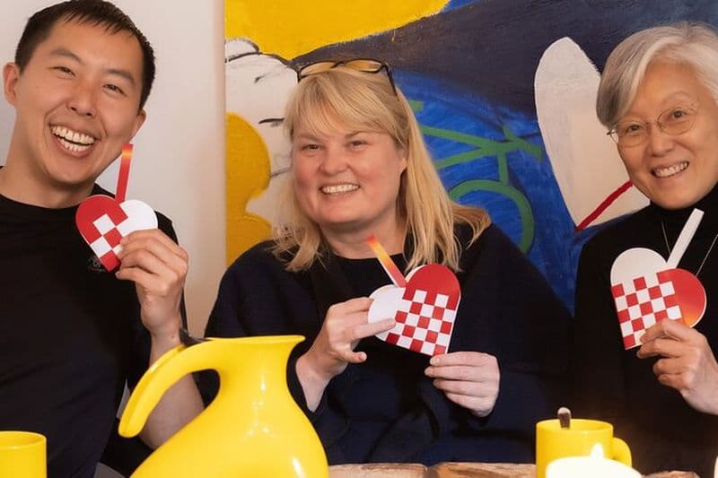 Billet 2 heures d'activité de tissage de coeurs en papier à Copenhague