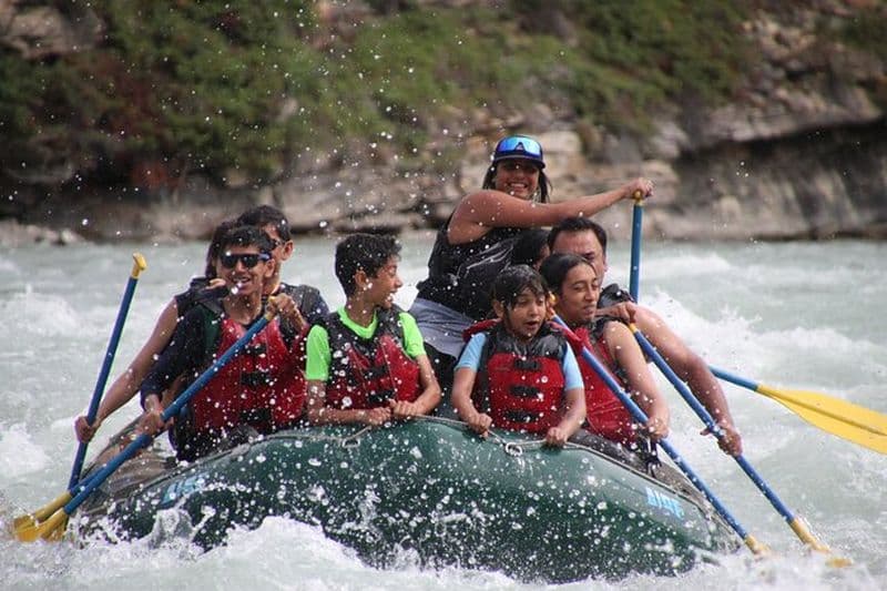 Billet Course au canyon de la rivière Athabasca
