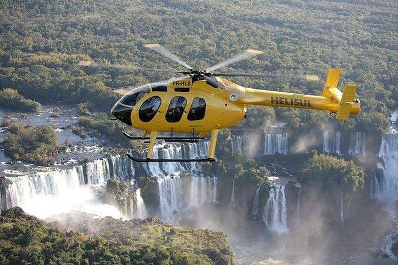 Vol en hélicoptère au-dessus des chutes d'Iguazu depuis les hôtels de Puerto Iguazú