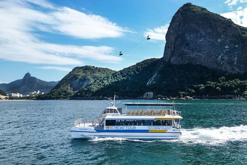 Croisière touristique à Rio de Janeiro avec option matin et coucher de soleil
