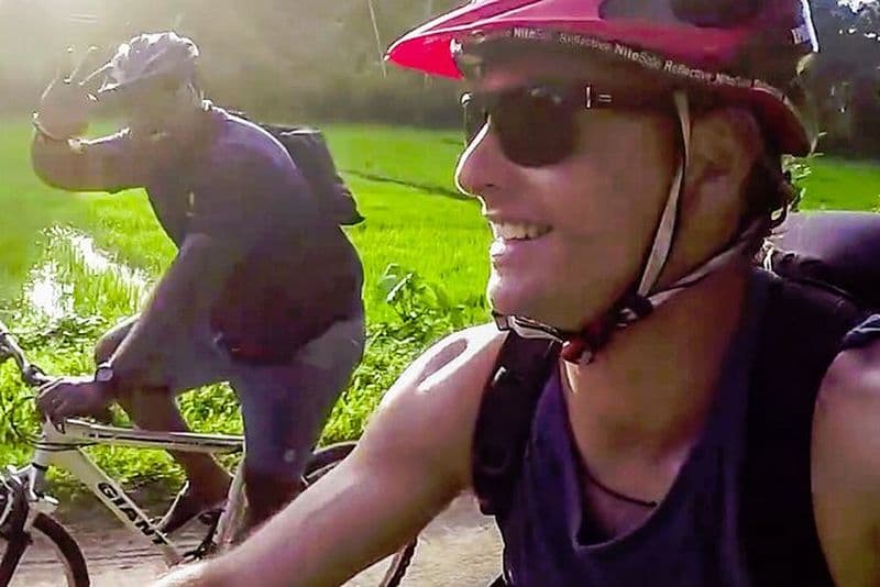 VTT au départ de Galle