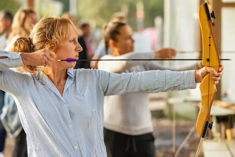 Séance de tir à l'arc à Weesp Outdoor Target Practice près d'Amsterdam