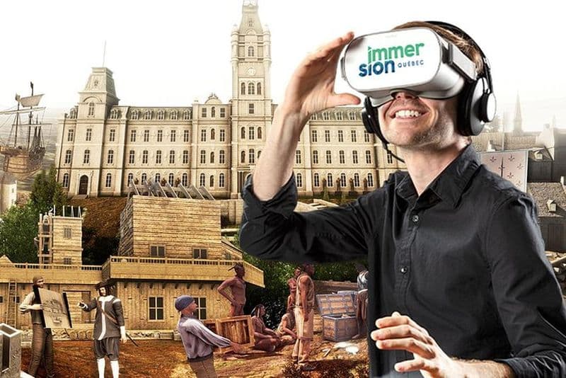 Billet Immersion Québec: Expérience de réalité virtuelle de l'histoire de la ville de Québec