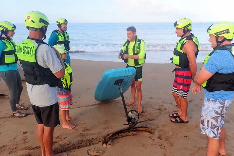 Balades/cours/séances de foil électrique à Sugar Beach, Maui