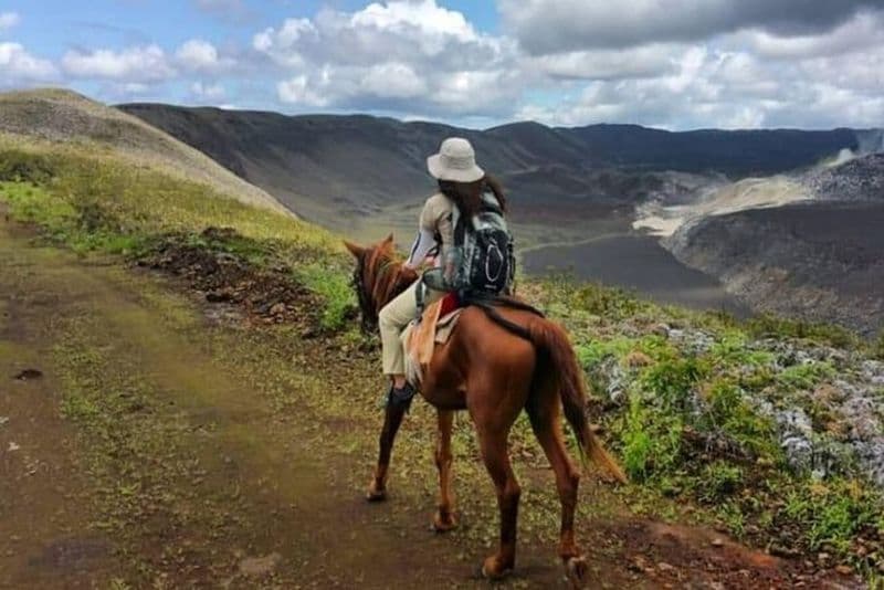 Sierra Negra Volcan Galapagos Équitation et randonnée