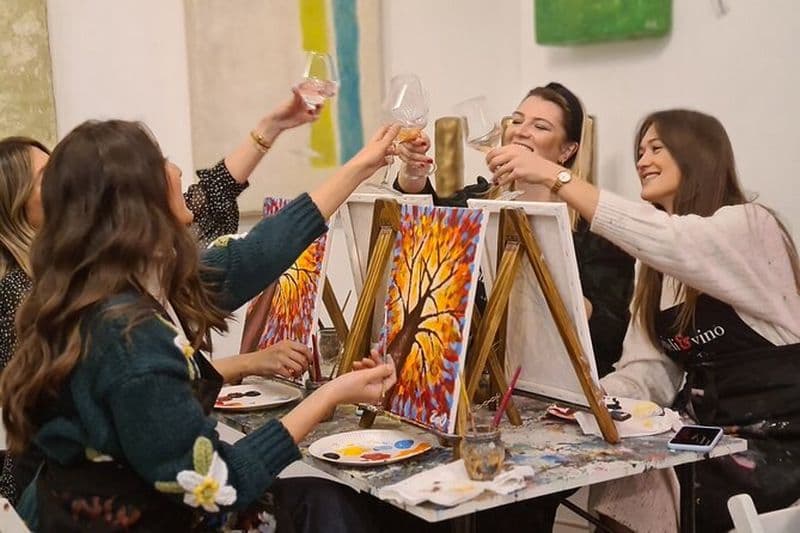 Billet Soirée peinture à Art Bottega - Paint & Wine Studio à Split