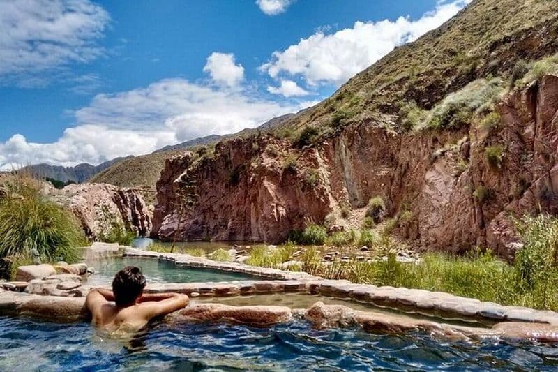 Visite à Potrerillos avec un après-midi au Termas Cacheuta Spa à Mendoza