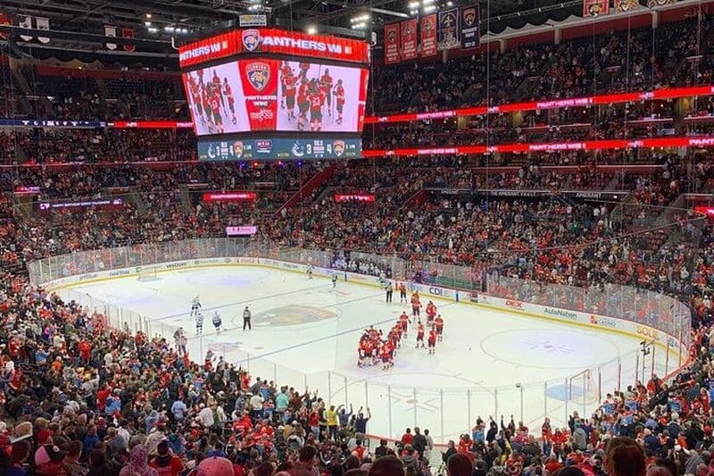 Billet Billet de match de hockey sur glace des Panthers de la Floride à l'Amerant Bank Arena