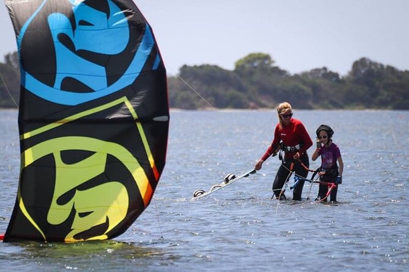 Leçon privée de kitesurf à Lo Stagnone Sicile