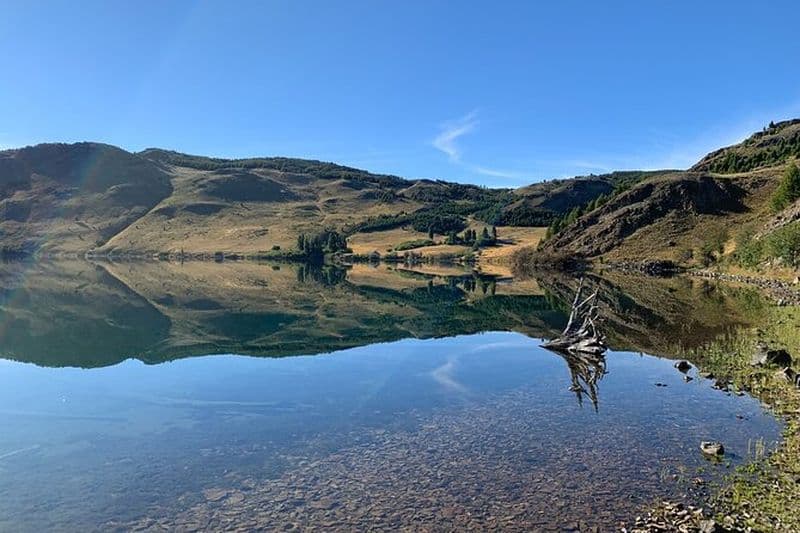 Tour en VTT électrique à travers une ferme en Patagonie