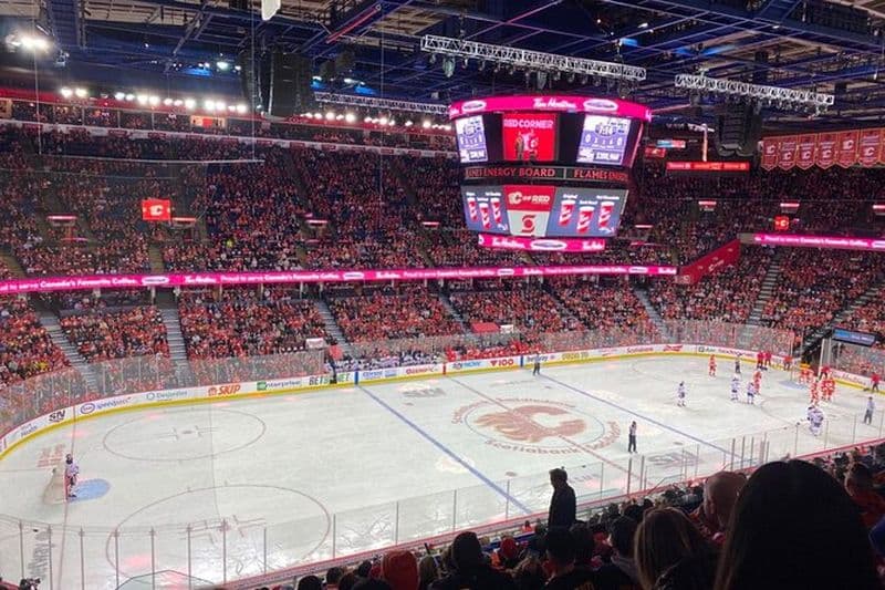 Billet Billet pour le match de hockey sur glace des Flames de Calgary au Scotiabank Saddledome