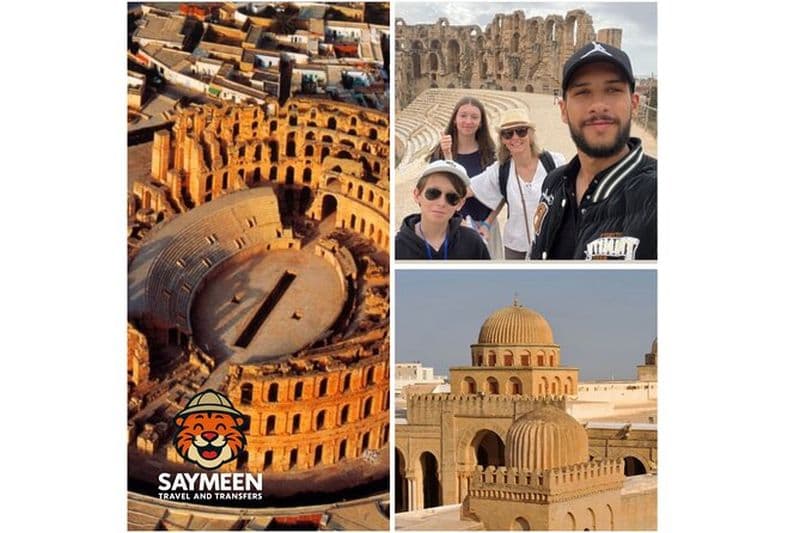 Saymeen tour : El Jem Kairouan, Monastir/Sousse (PICKUP ALL City)